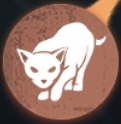 獲物を追う