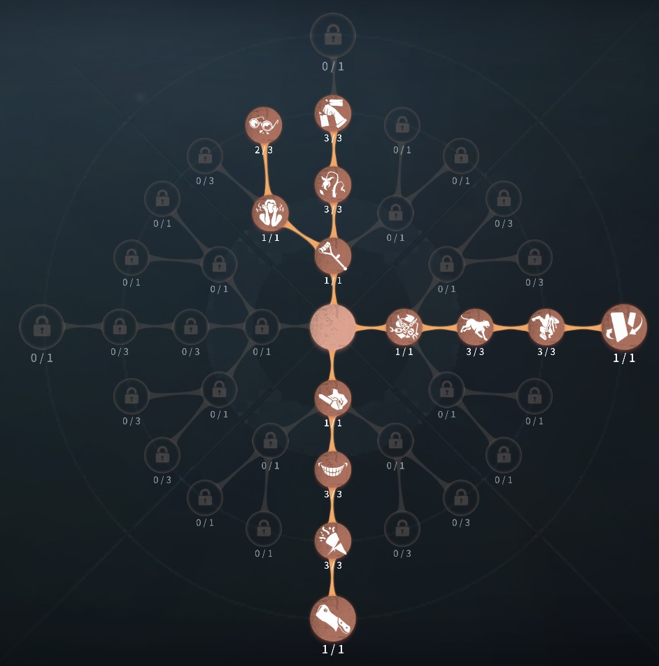 裏向きカード板割り型人格の写真